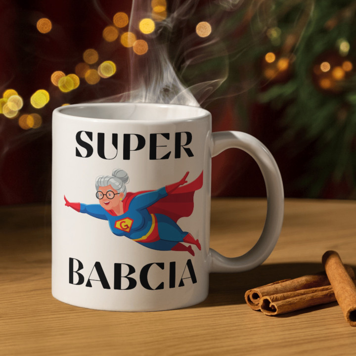 Kubek - SUPER BABCIA - idealny na prezent z okazji dnia babci
