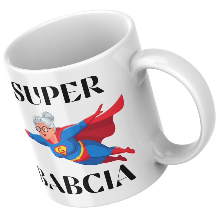 Kubek - SUPER BABCIA - idealny na prezent z okazji dnia babci