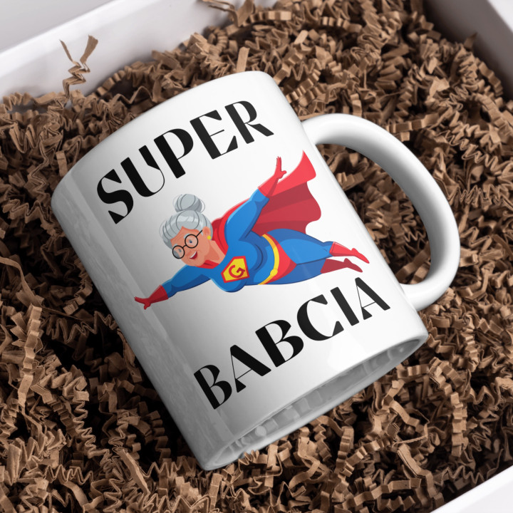 Kubek - SUPER BABCIA - idealny na prezent z okazji dnia babci