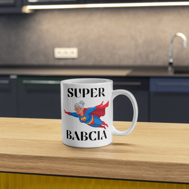 Kubek - SUPER BABCIA - idealny na prezent z okazji dnia babci